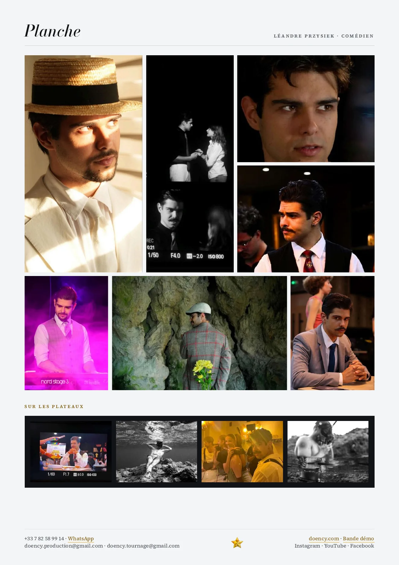 CV Acteur, page 2 sur 2