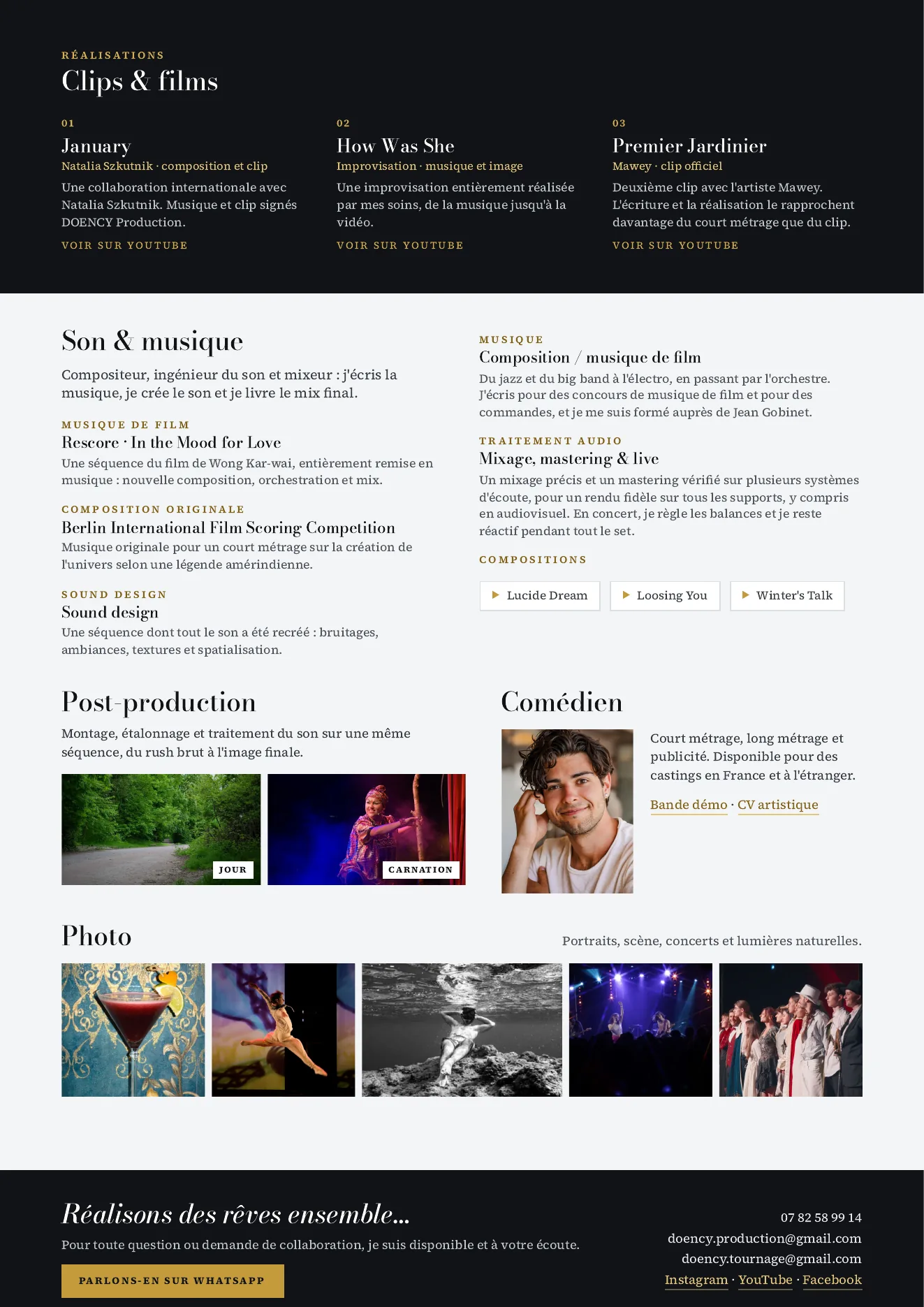 CV Production, page 2 sur 2